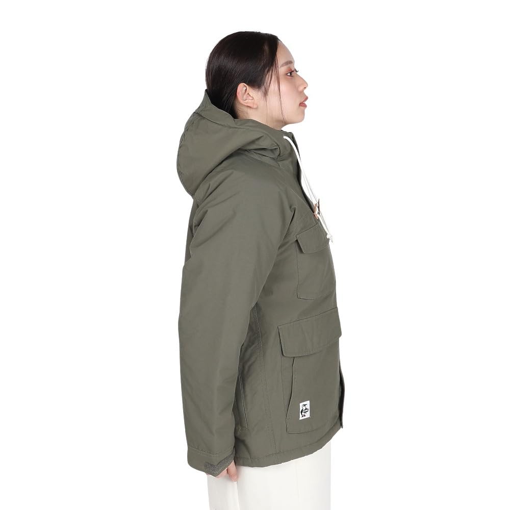 Chums Camping Boa Size L Women's Parka, Olive,