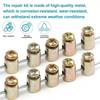 Motorcycle Throttle Cable Clip Stop Solderless Nipple Brake Clutch Cable End Clamp for ATV Go Kart Scooter Bicycle Repair Kit