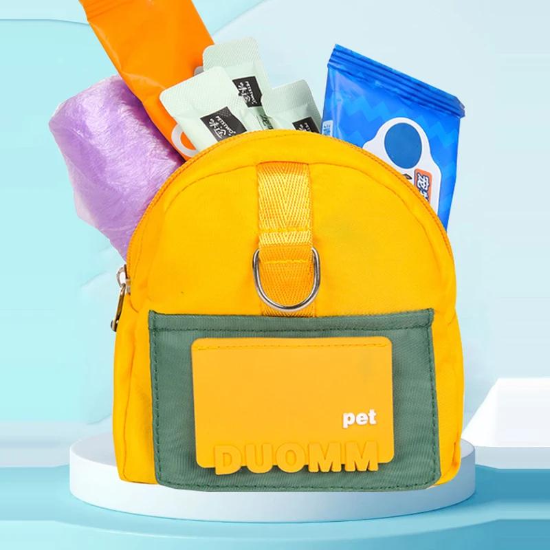 Spritzschutz-Rucksack für Hunde mit Geschirr, Outdoor-Reise-Trainings-Haustierbeutel, Hundesnacks-Belohnungs-Aufbewahrungstasche, Haustierzubehör