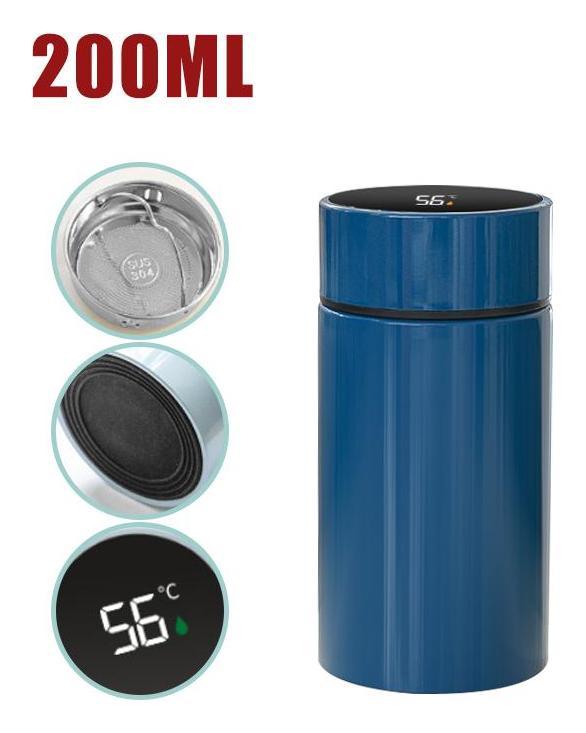 200ML Temperature Display Smart Thermos Water Bottle Intelligent Stainless Steel Vacuum Flasks Thermoses Coffee Cup