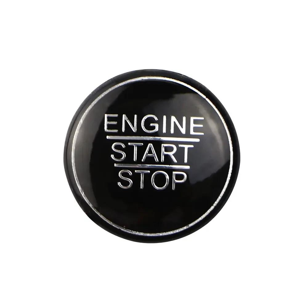 

Engine Start Stop Ignition Button Cover for Toyota Corolla Camry Rav4 Prius GT86 CHR C-HR 2016 - 2025 ABS Key Hole Circle Trim чёрный