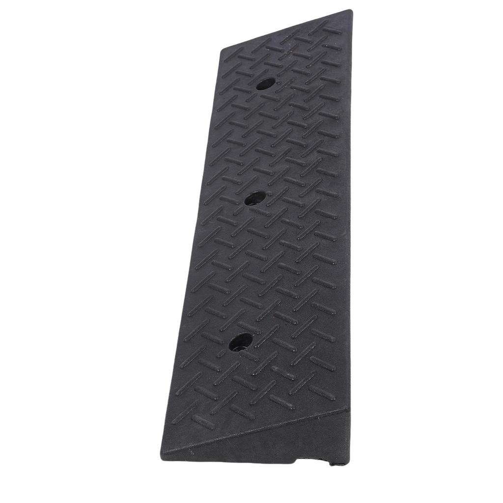 Tragbare Bordsteinrampe Schwerlast-Gummi-Schwellenrampe Auto-Neigungsstufenmatte für Türschwelle Gehweg Laderampe 100x25x10cm