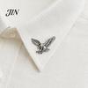 Scratch-resistant Pin Men Brooch, Eagle Design Lapel with Invisible Buckle, Wings Claw Suit Accessory Metal Badge for Suits Shirts Coats Ties Business