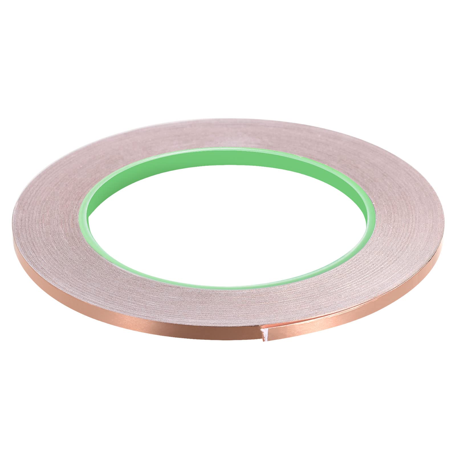 

Rebower Copper Foil Tape Conductive Adhesive Double Sided EMI Shielded Stained Glass Paper Circuit Grounding 4mm/30m коричневий