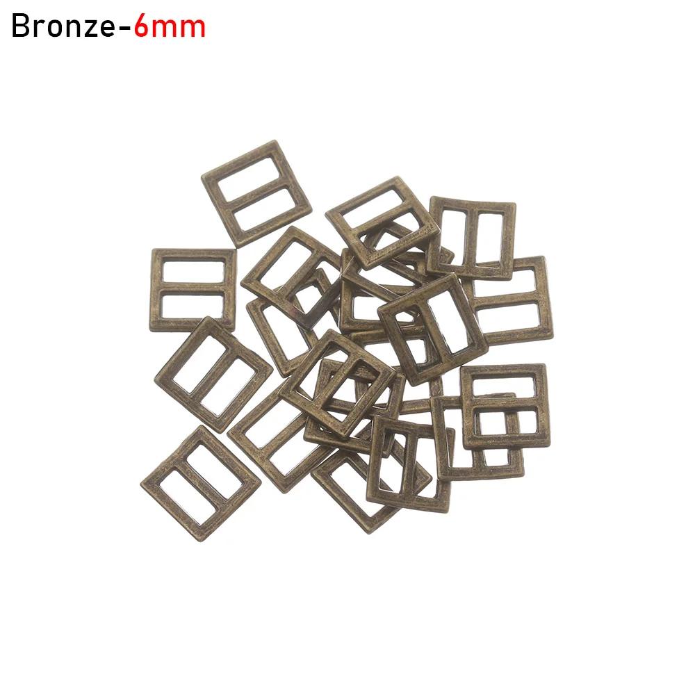 20/40Pcs Tiny Tri-glide Belt Buckle for DIY Doll Clothes Bags Mini Buckles Buttons Diy Doll Shoes Clothing Accessories 6/7/8.5mm