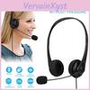 Pc Headphone With Laptop Computer Noise Cancelling Microphone Chatting Network Teaching Video Conferencing Usb Wired Headset