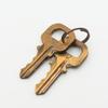 Used LOUIS VUITTON Cadena Key set No.317 metal gold padlock
