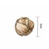 Natural Handmade Woven Rattan Teething and Chew Toy for Rabbits, Hamsters, and Chinchillas - Boredom Relief Ball