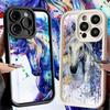 Phone Case for iPhone 17 Air 16E 15 16 Pro Max Oil Painting Horse Cover 14 Plus 13 12 Mini Soft Shell Silicone Fundas