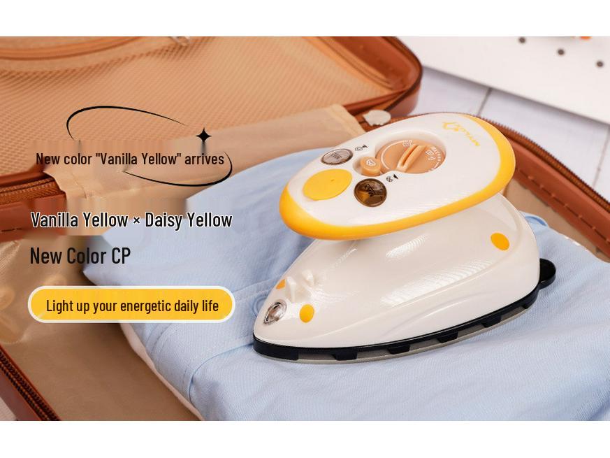 Mylux Mini Handheld Travel Iron with Temperature Control and Ceramic Soleplate