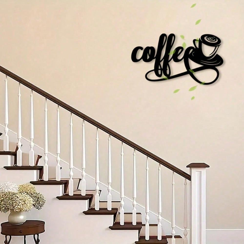 Vintage Metal Wall Art Coffee Sign Rustic Farmhouse Decor Kitchen Studio Holiday Gift