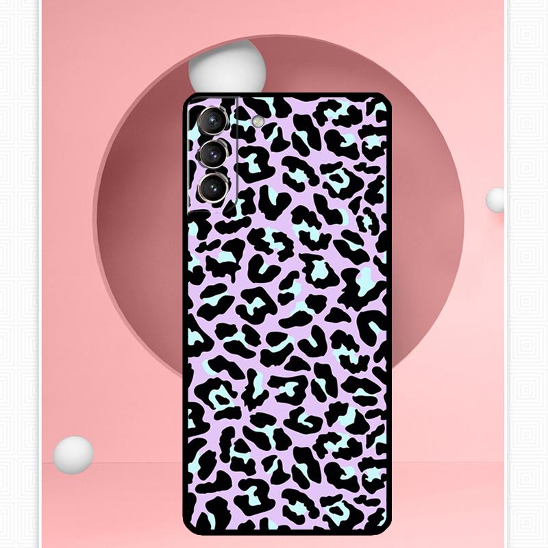 African Leopard Print Case For Samsung Galaxy S24 Ultra S20 S21 S22 S23 S25 Ultra S9 S10 Plus S25 FE Cover Funda