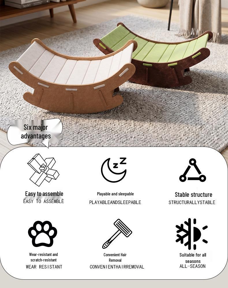 Durable Four-Season Cat Lounge & Scratching Nest