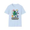 Unisex Softstyle T-Shirt Christmas Tree Guitar Dancing Presents Musical Notes