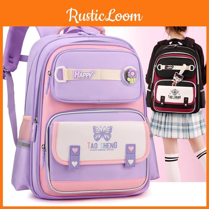 Capacity Large Childrens Backpack With Butterfly Nezha Print Design Student For