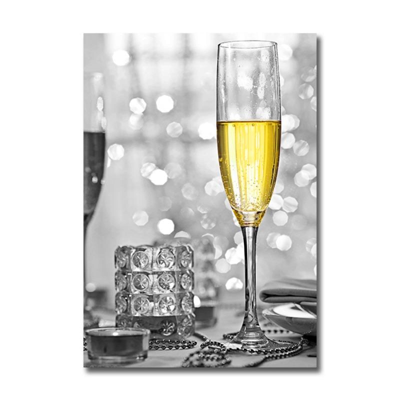 

Современная черно-желтая картина для домашнего декора, цветы, стекло, скандинавская холст, картина, настенные художественные постеры и принты, украшение для гостиной 20x30cm No Frame канарейка желтый