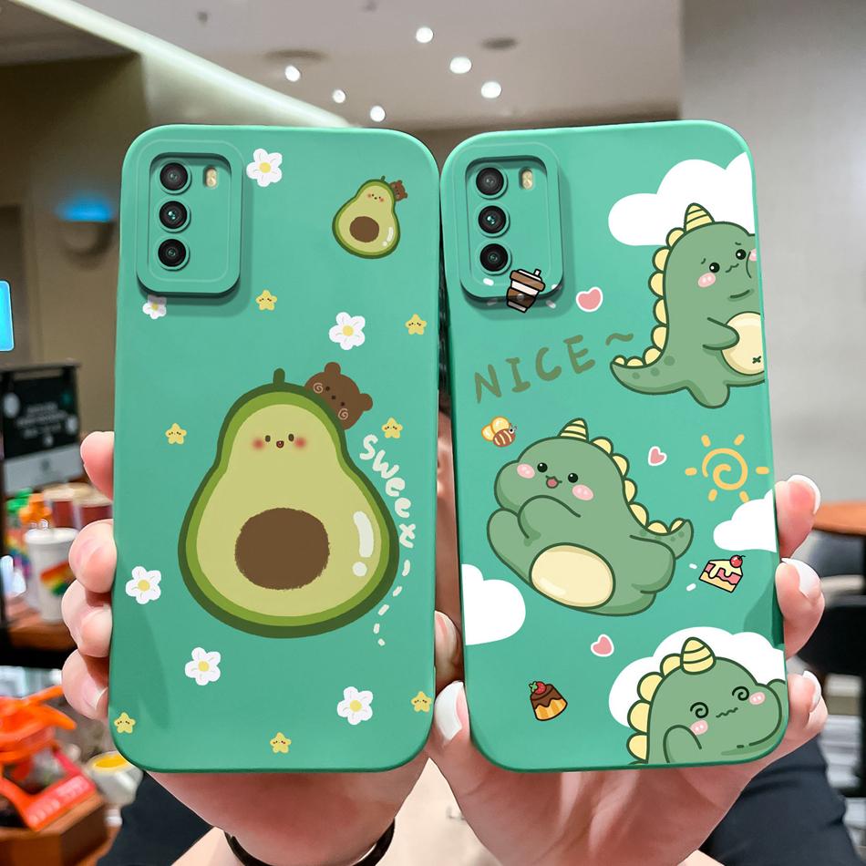 Fun Case For Xiaomi Poco M3 Pro Cute Soft Smooth Liquid Silicone Full Protection Anti Choc Phone Cover For Poco M 3 M3Pro Shell