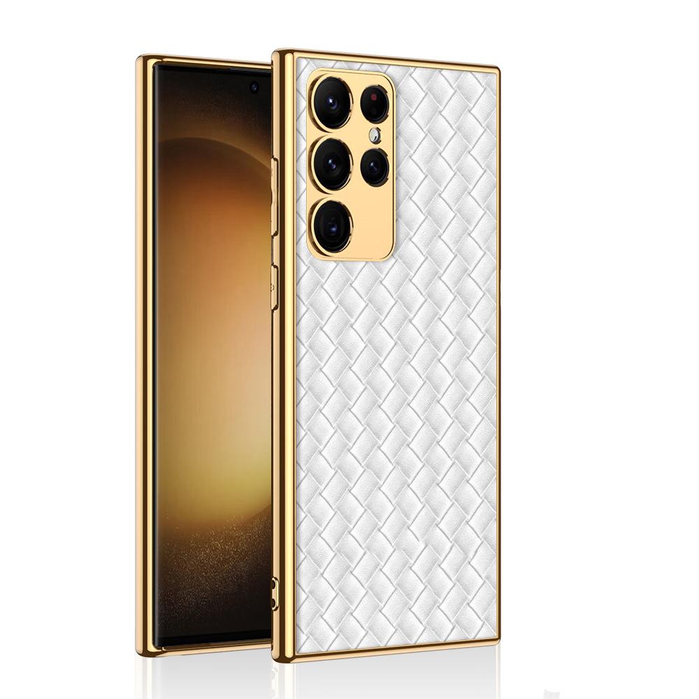 

Роскошный кожаный чехол для Samsung Galaxy S23 Ultra 5G, ультратонкий защитный чехол для камеры, противоударный чехол для телефона, чехол For S23 Plus