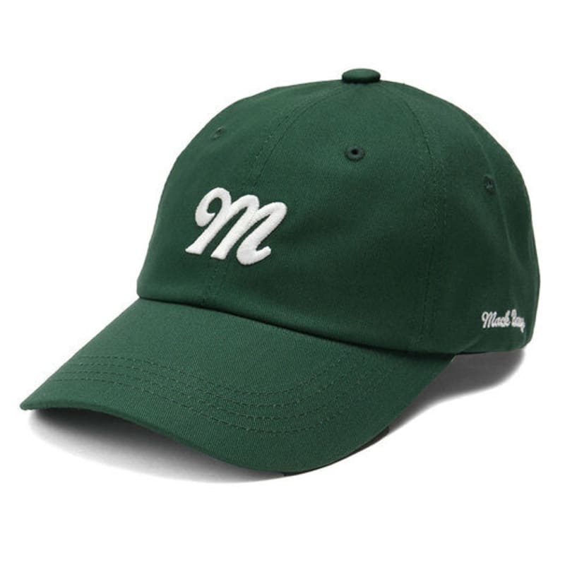 MACK BARRY M LOGO BALL CAP GREEN
