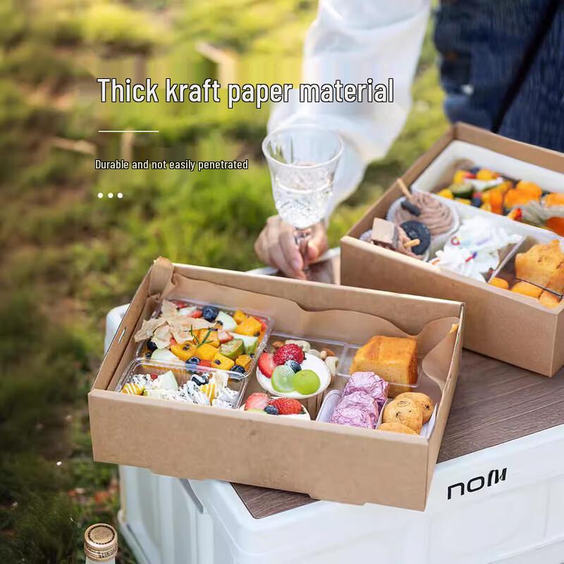 Changbaosen Disposable Kraft Picnic Boxes with Lids