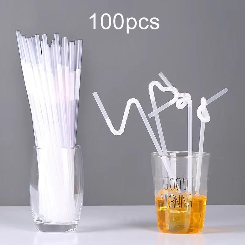 Party Disposable Tableware Wooden Fork Spoon Chopsticks Plastic Straw Fruit Sticks Festival Gathering Supplies for Guest TMZ