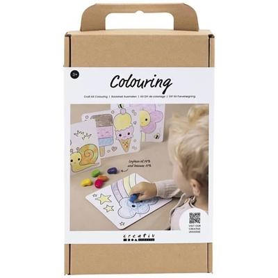 Kit de colorat DIY - Tablă de desen - Culori standard - Creative Company