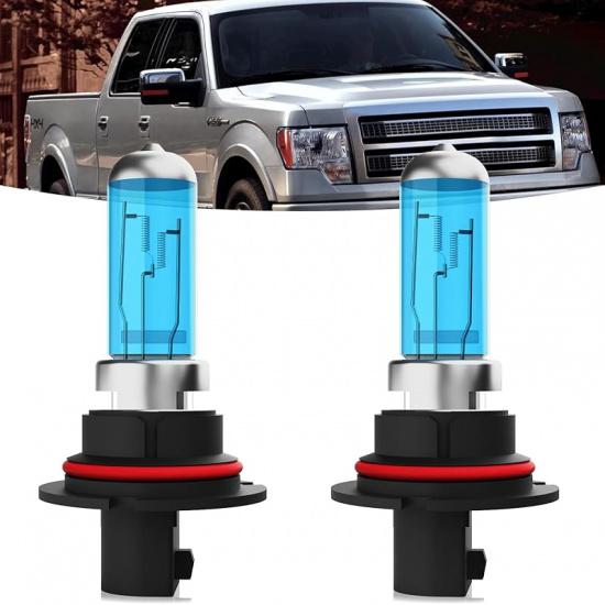 Headlights Fit for 2015-2020 Ford F150 Halogen Headlight Bulbs,9005/HB3/H10 High Beam & H11/H8/H9 Low Beam Headlight Bulbs,Plug And Play,Pack of 4