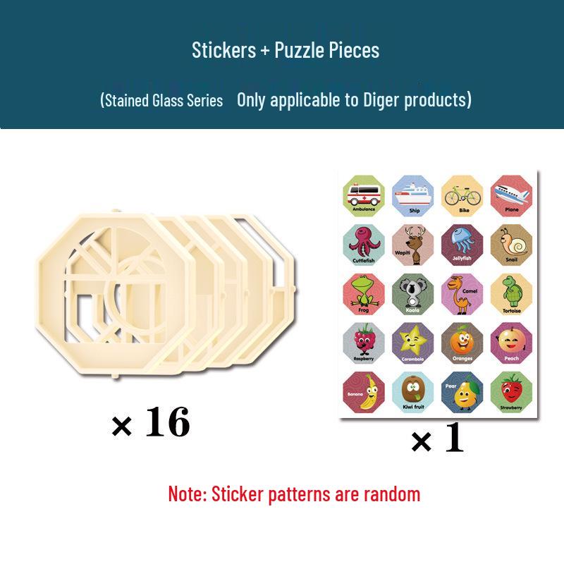 Genuine Magnetic Tiles Replacement Parts - Magnetic Car Accessories for Educational Building Toy