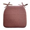 Summer Woven Rattan Seat Cushion, Square Office Dining Chair Mat with Ties, Anti-slip Breathable Handmade Cooling Sitting Pad