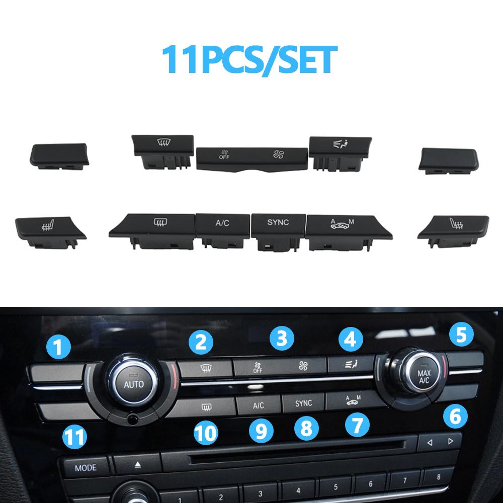 Kit de reparare a capacului cheii de ventilație pentru aer condiționat pentru bord pentru BMW X3 F25 2014-2017 X4 F26