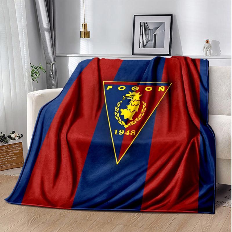 Mks Pogo Szczecin Flannel Blanket Soft Warm All-Season Throw, Design for Camping, Car Travel, Hiking Sofa, Bed, Office Perfect Gift for Parties