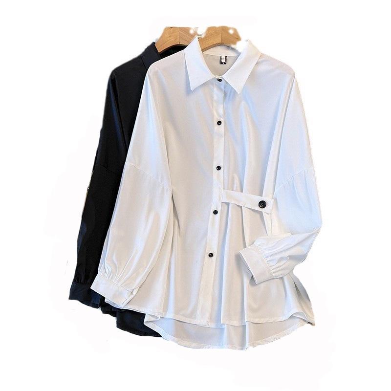 Women's Plus Size Tencel Batwing Sleeve Top - Early Spring Fashion 200