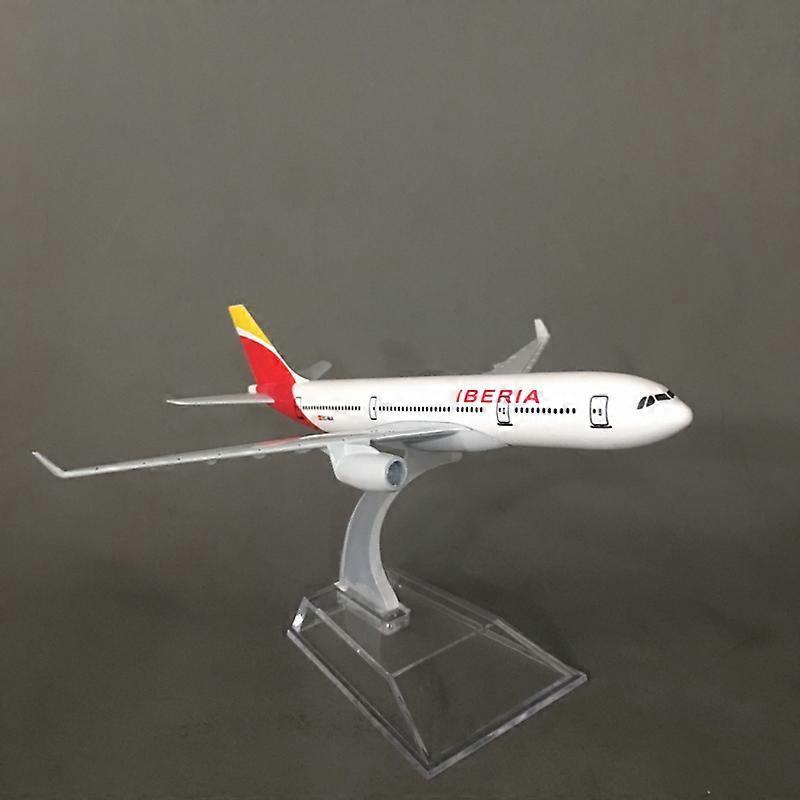 JASON TUTU Spain Iberia Airlines A330 Plane Model Airplane Model Aircraft Model Diecast Metal Airplanes Model 16cm 1:400 Plane