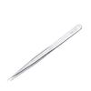 Stainless Steel Eyelash & Nail Art Tweezers Professional Pointed Tip Curved Jewelry Applicator for Nail Decorations False Lashes