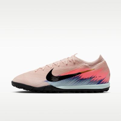 Nike VAPOR 16 PRO TF Turf Fabric Soccer Shoes Men s Pink Blue 36