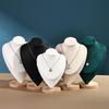 Solid Wood Jewelry Display Mannequin for Necklaces