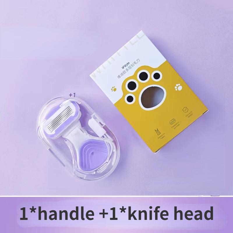 

Портативная бритва для женщин, бикини, волосы на ногах, частная бритва для тела, 5-слойный картридж с мыльными лезвиями для ухода за кожей with BOX