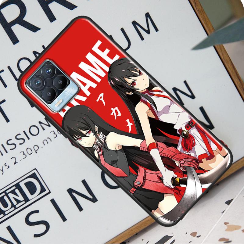 Akame Ga Kill Anime Case For Realme 8 Pro 8i GT Master GT Neo 2 C21 Back Cover For OnePlus Nord 2 8T 9R 9 Pro