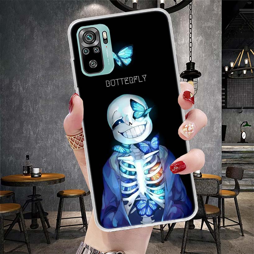 Undertale Papyrus Sans Doggo Soft Phone Case For Xiaomi Redmi Note 15 14 14S 13 12 Pro Plus 12S 11 11S 11E 10 10S 11T 5G Fundas