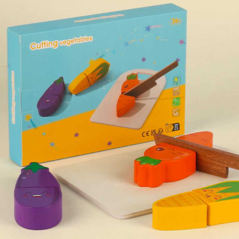 Wooden Children's Expression Egg Matching Game: Interactive Two-Player Educational Toy for Concentration Training