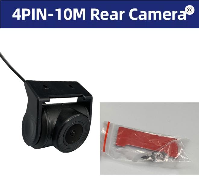 Wide-angle HD Car Rearview Camera 4 Holes 1080P Reversing Video Car Camera Reversing Camera Night Vision Parking Camera