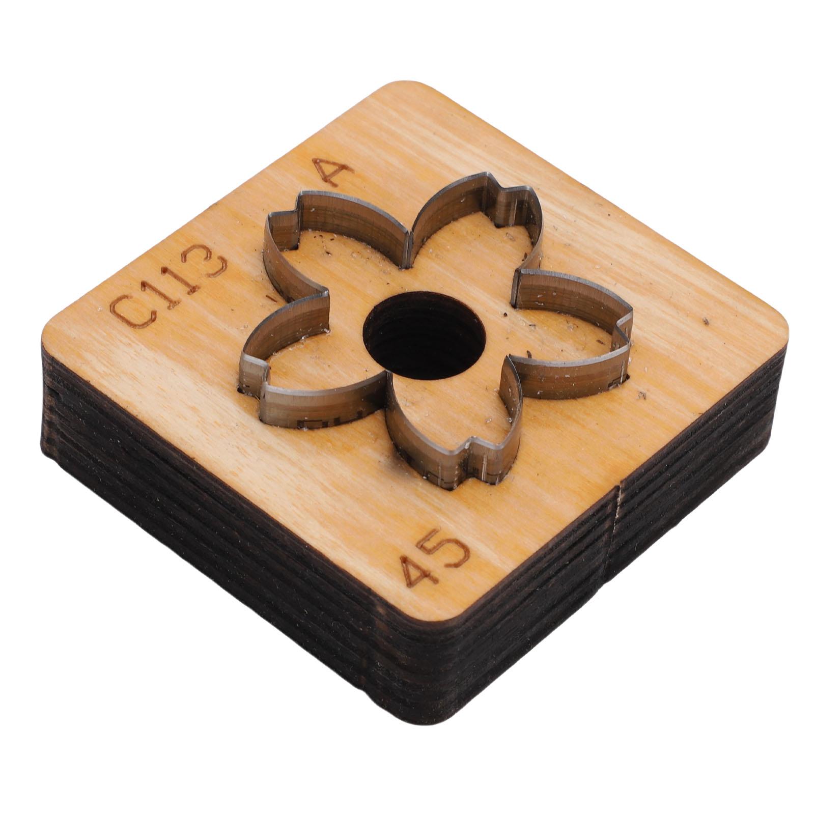 Flower Leather Cutting Mold Carbon Steel Floral Shape Leather Cutter Die for Leathercraft
