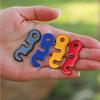 11PCS Outdoor tent three eye wind rope aluminum buckle outdoor tent fixed wind rope buckle