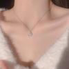 Moon Necklace Women's Summer Light Luxury Niche Design Exquisite High-end Zircon Clavicle Chain