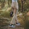 CHALLENGER Women'S Tricot Bonding Slim Bootcut Pants Beige