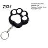 Novelty Bag Decoration Panda Paw Clicker Keychain, Cute Stress Relief Fidget Toy for Black And White Key Charm Car, Couple Ring Hanging Ornament,