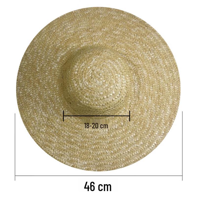Unisex Outdoor Wide-Brim Straw Sun Hat