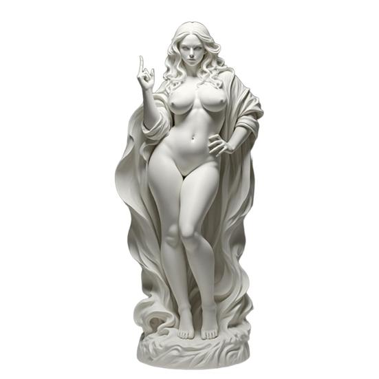 Witch Goddess Statue Witch Ornament with Attitude Easy To Display