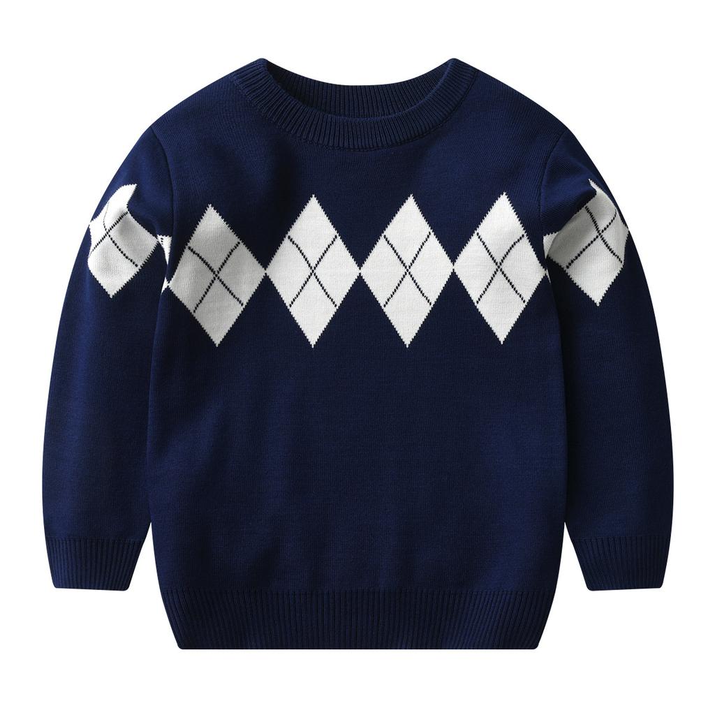 Dziecięcy sweter świąteczny Jesień Zima Dziewczęcy sweter pulowerowy Chłopięcy sweter świąteczny z kreskówek