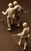 Master Box 1/35 Scale US Paratrooper Soldier, Wounded Officer and Subordinate, 1944, 3-Piece Set, Plastic Model Kit, MB35011